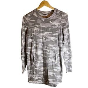 Athleta Camo Long Sleeve Balance Mini Womens With Pockets Dress Size XS